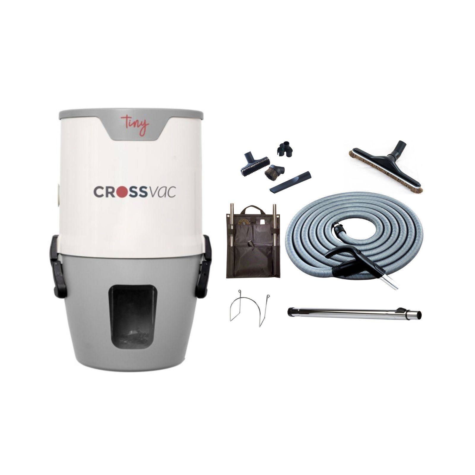 Zentralstaubsauger Tiny mit Schlauch-Set On/Off Zentralstaubsauger Tiny mit Schlauch-Set On/Off